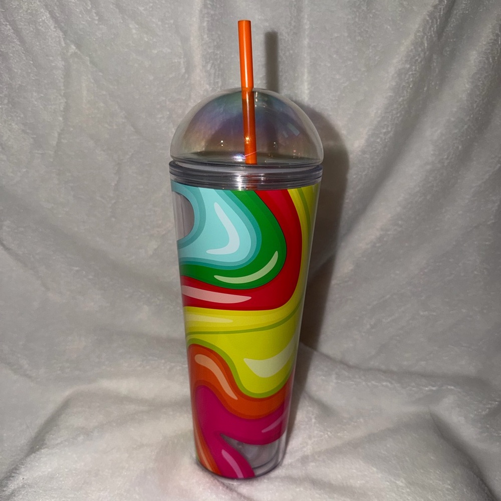 Starbucks 24oz Venti Tumbler 2025 Summer Collection Cold  Cup Rounded Bubble Lid